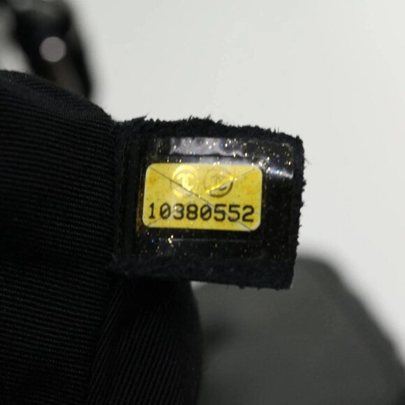 CHANEL Turn Lock Chain Shoulder Bag Wool Gray CC Auth 30734AV - Picture 10 of 16